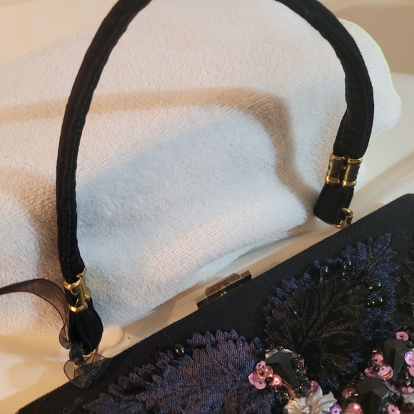 Caron of Houston Beaded Design Handbag 1950-1060s - Picture 8 of 16